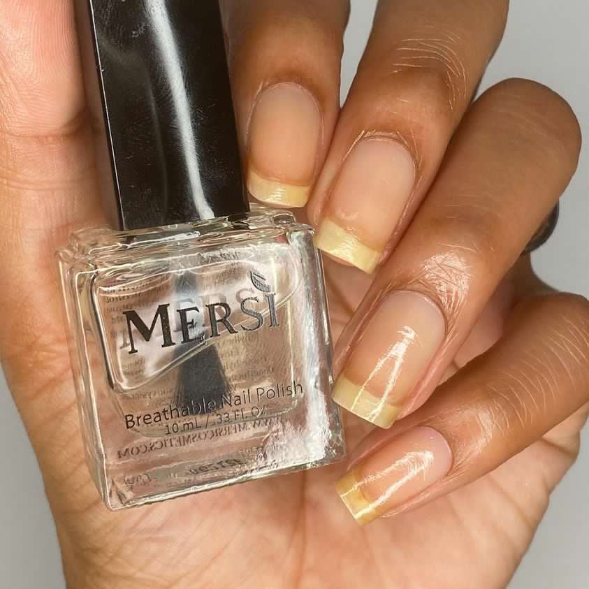 Clear Halal Breathable Top & Base Coat 10ML - Mersi Cosmetics