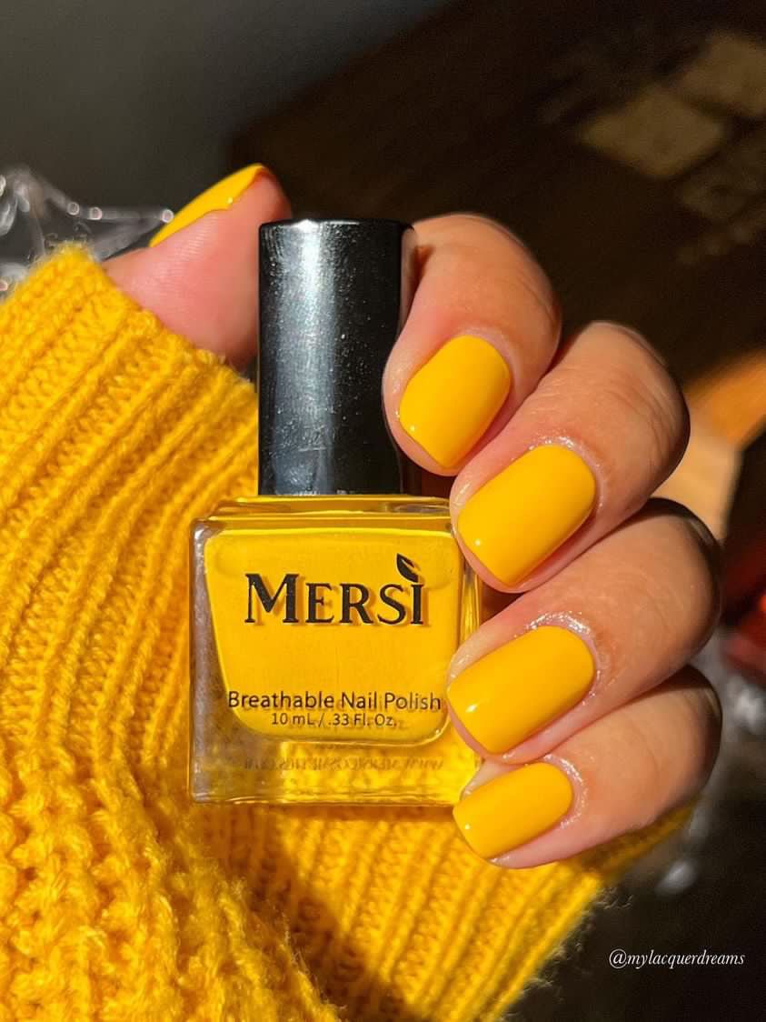 Daffodil Breathable Nail Polish - Mersi Cosmetics