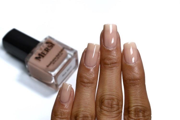 Pink Sand Halal Nail Polish Breathable 10ML - Mersi Cosmetics