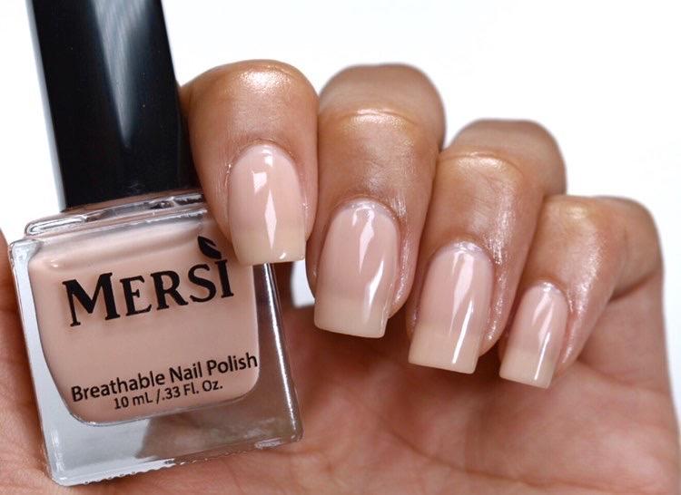 Pink Sand Halal Nail Polish Breathable 10ML - Mersi Cosmetics