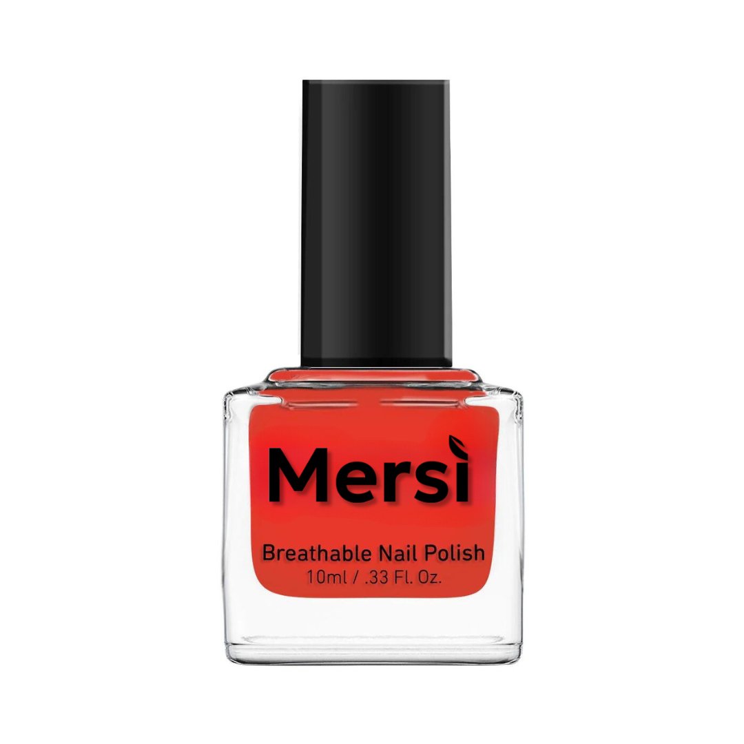 Red Beach Halal Nail Polish Breathable 10ML - Mersi Cosmetics