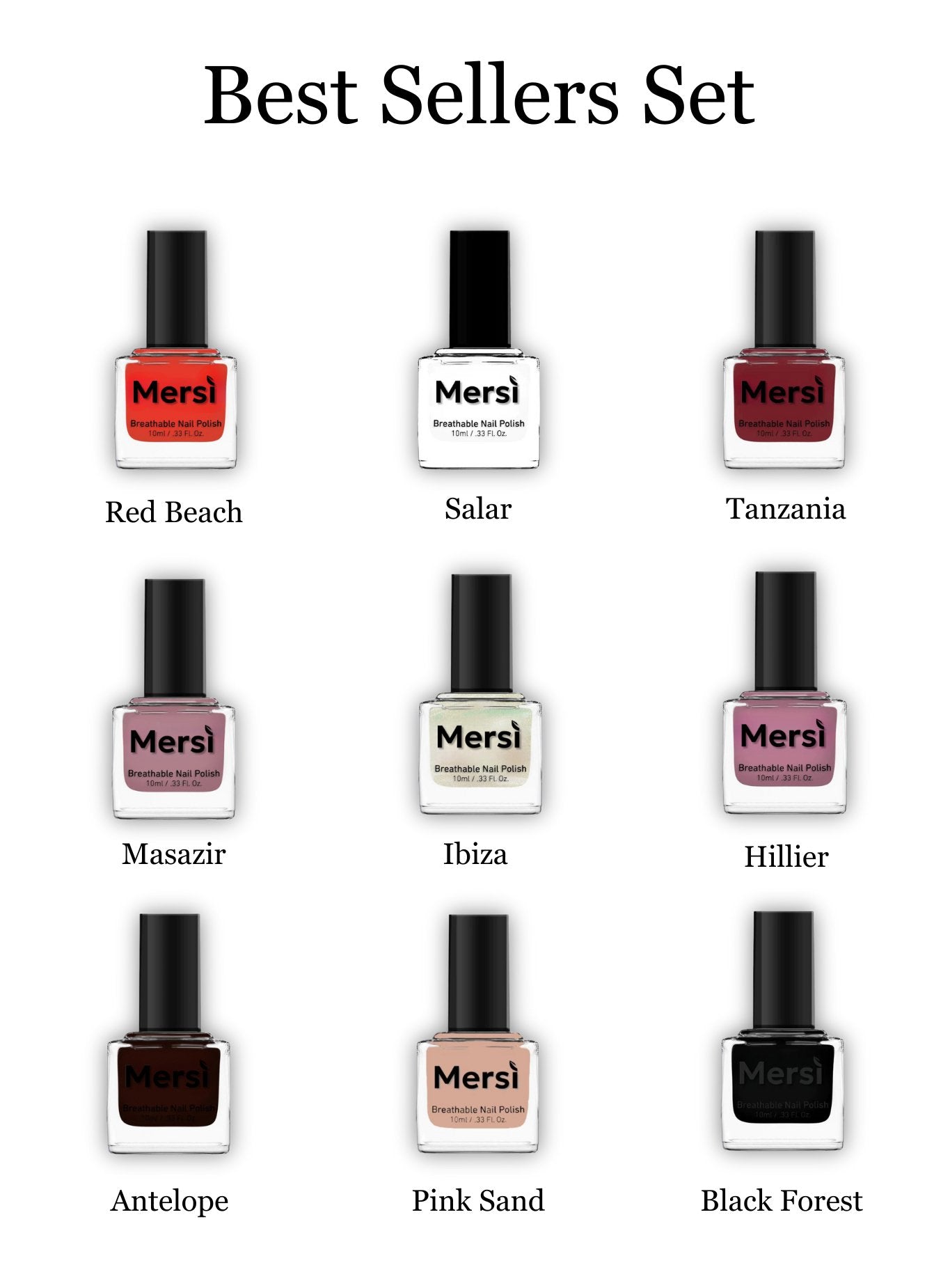 Best Sellers Set - Mersi Cosmetics