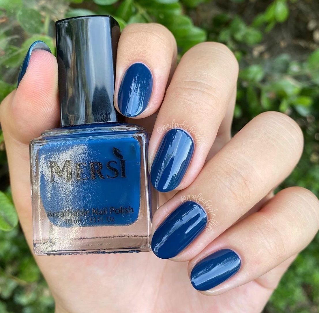 Great Blue HoleHalal Nail Polish Breathable 10ML.