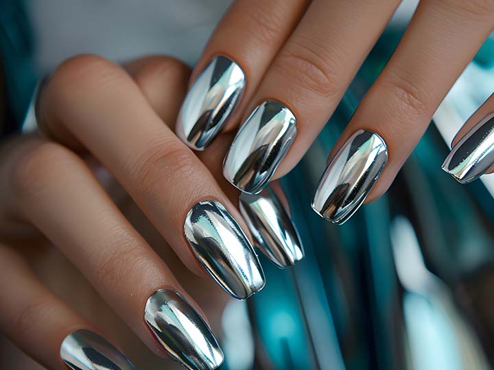 How to Use Chrome Nail Powder for a Stunning Look - Mersi Cosmetics