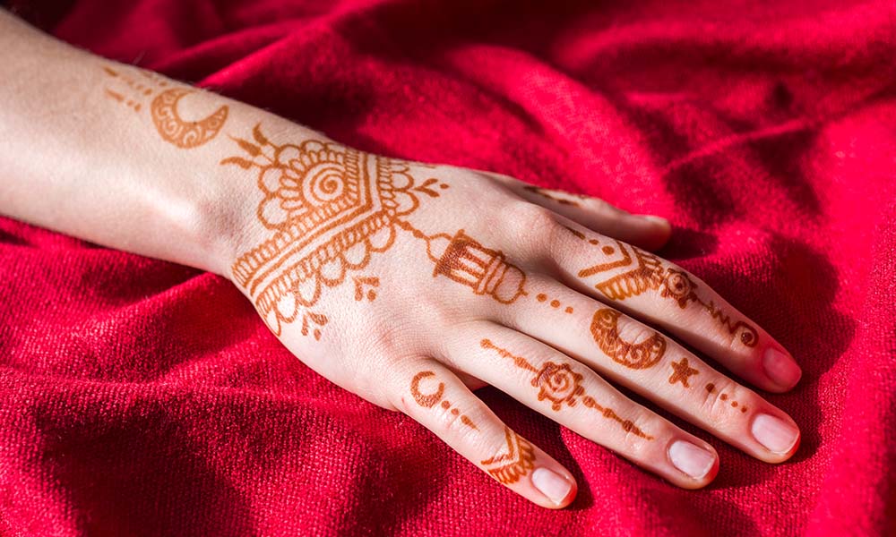 Hand Pattern Design Drawing How To Draw Hand Designs
