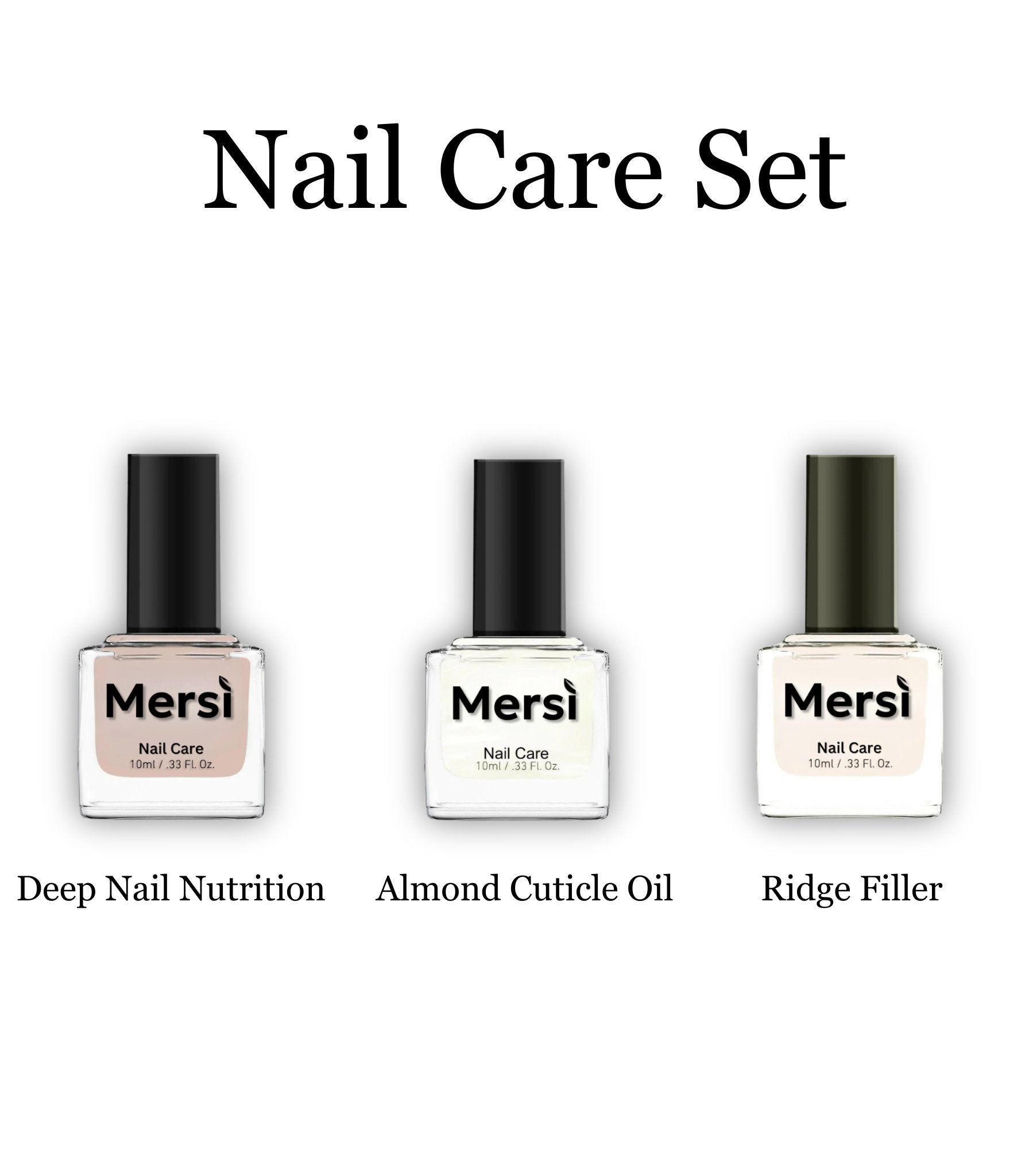 Nail Care 3 Piece Set - Mersi Cosmetics