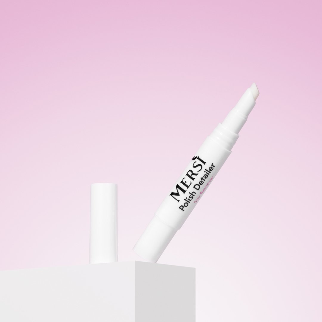 Soy Remover Polish Detailer Pen + Lavender - Mersi Cosmetics